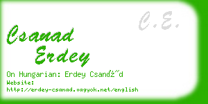 csanad erdey business card